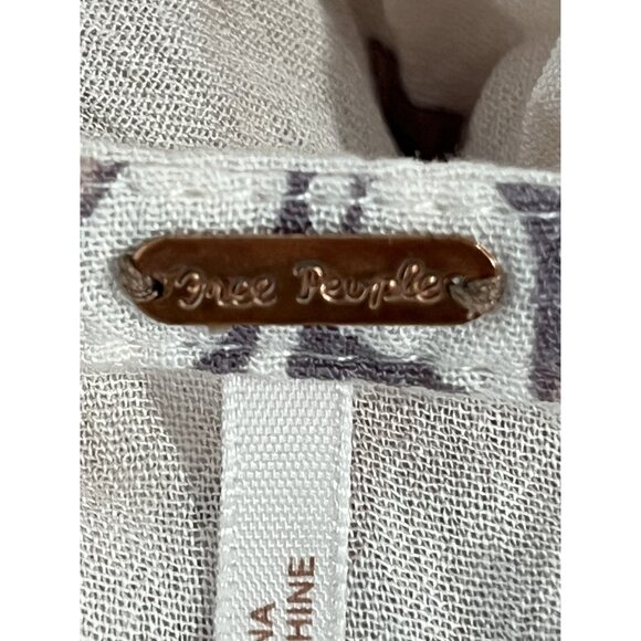 Free People Women's‎ Floral Boho Blouse Top, XS - Picture 6 of 9